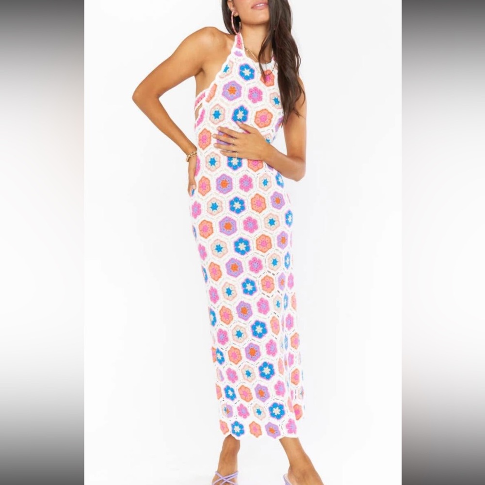 Show Me Your Mumu GUC Happy Halter MIDI dress